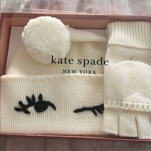 Kate Spade hat and glove set. NIB.